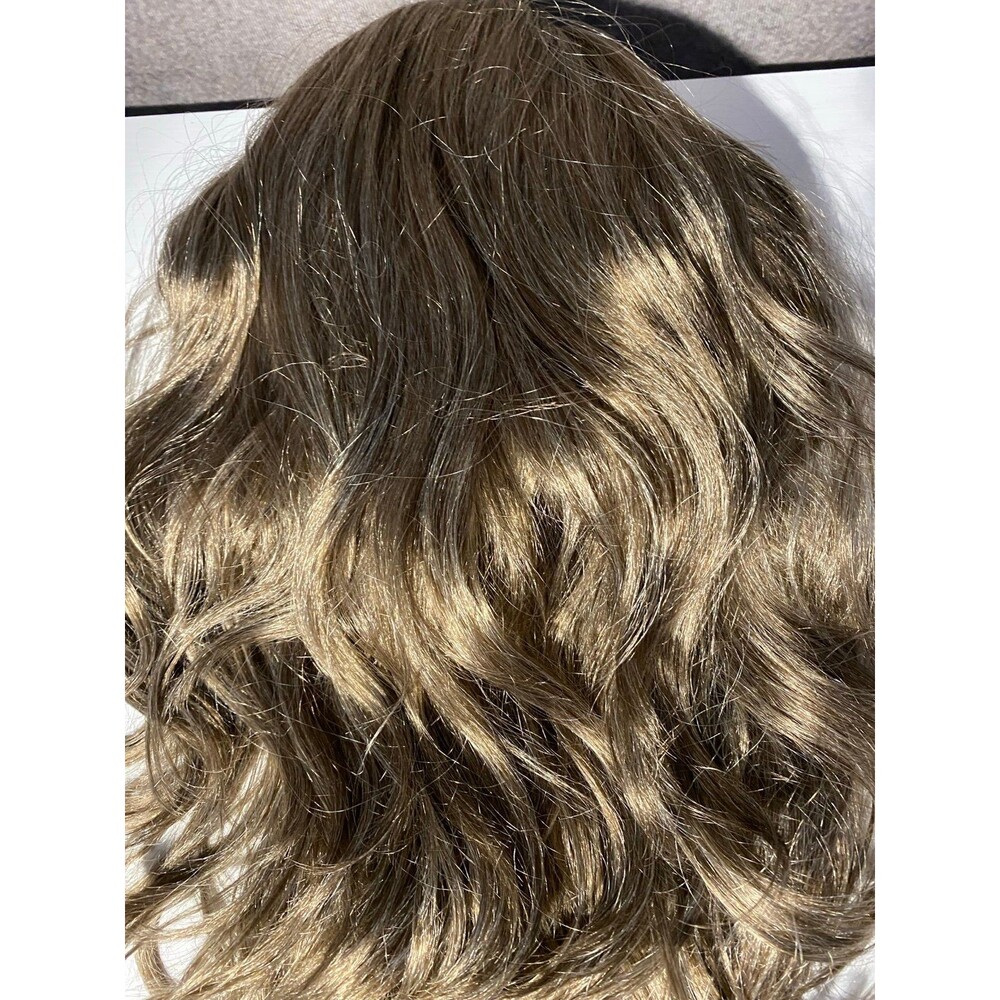 Paula Young Rosalie Wig A1410 Color 38 Medium Brown Grey Mix Mid-Length Wavy NIB - Picture 4 of 12